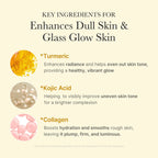 QUIA by GlowCare Korean Facial Mask with Turmeric and Collagen